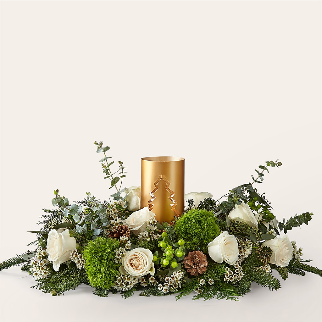 Chestnuts Roasting Centerpiece – Albelos Flowers Llc, Tampa FL