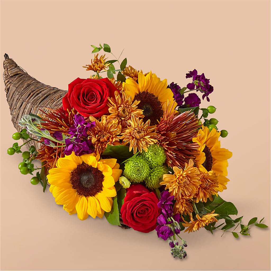 Friendsgiving Cornucopia – Albelos Flowers Llc, Tampa FL