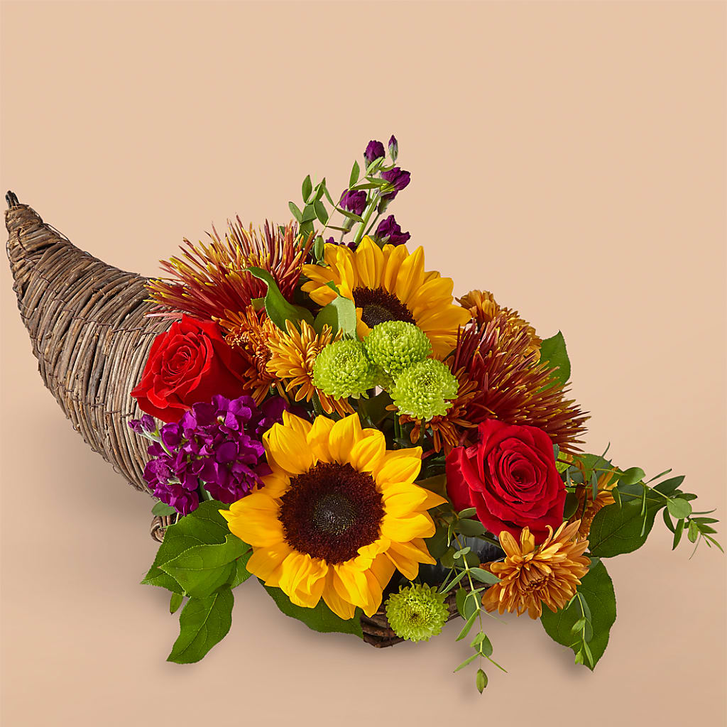 Friendsgiving Cornucopia – Albelos Flowers Llc, Tampa FL