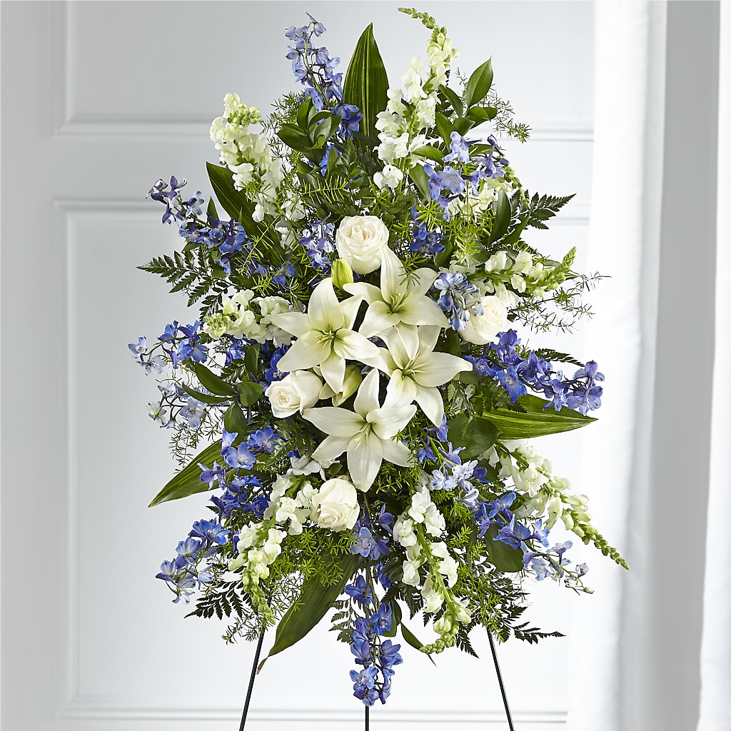 Faithful Friend Standing Spray – Albelos Flowers Llc, Tampa FL