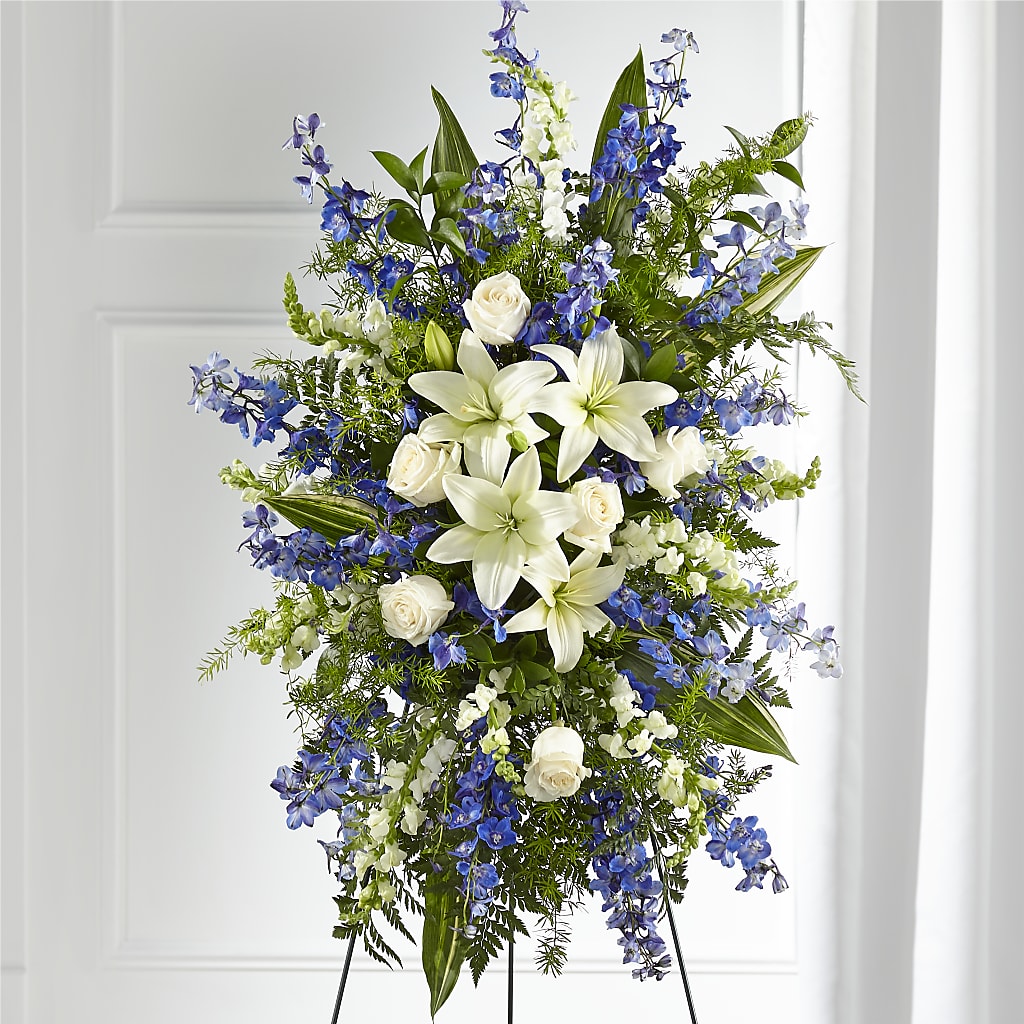 Faithful Friend Standing Spray – Albelos Flowers Llc, Tampa FL