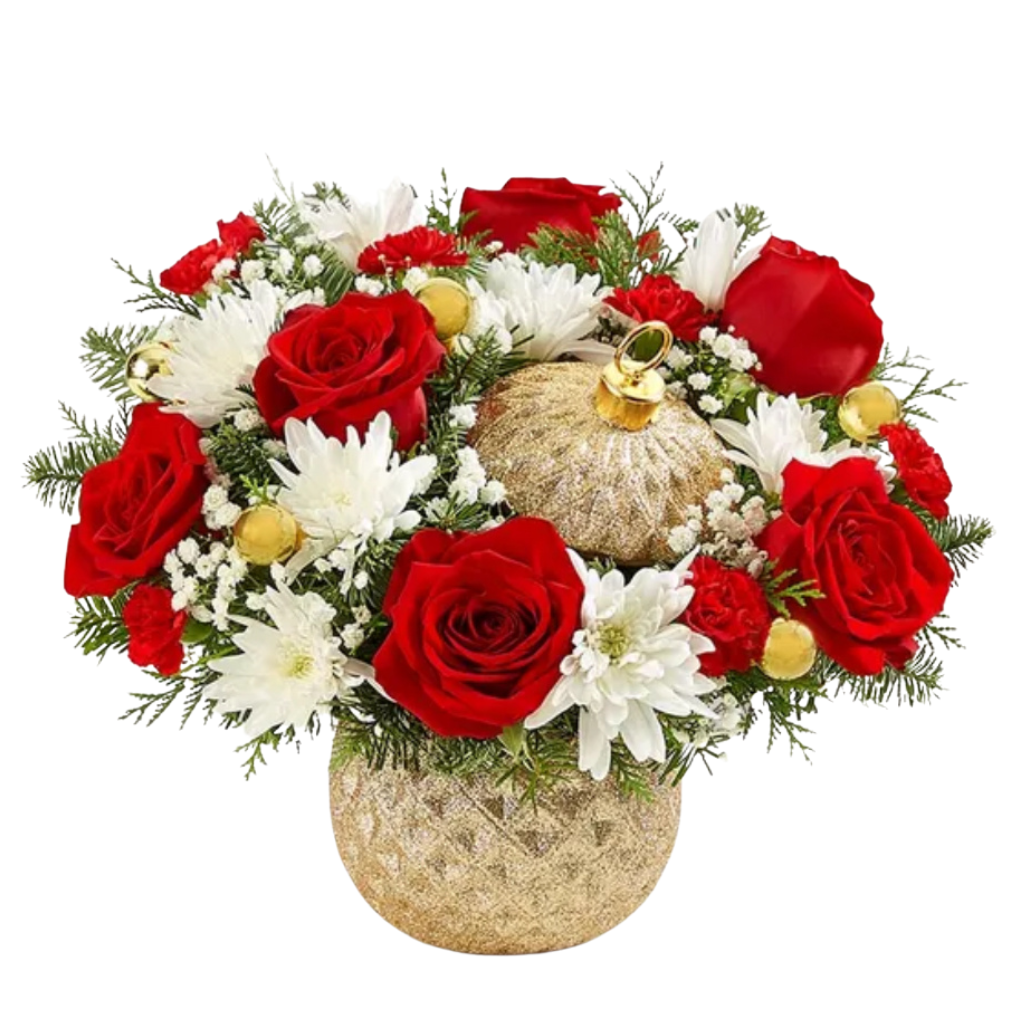 Sparkling Holiday Ornament – Albelos Flowers Llc, Tampa FL