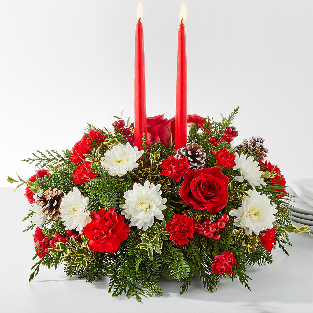 Holiday Soiree Centerpiece – Albelos Flowers Llc, Tampa FL
