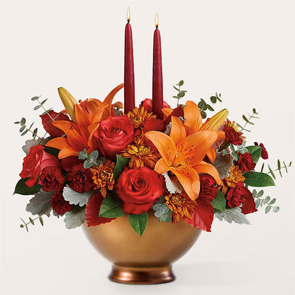 Fruits of Fall Centerpiece –  Albelos Flowers Llc, Tampa FL
