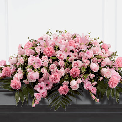 Garden of Comfort Casket Spray (Standard) –  Albelos Flowers Llc, Tampa FL