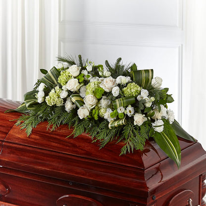 Hopeful Gesture Casket Spray –  Albelos Flowers Llc, Tampa FL
