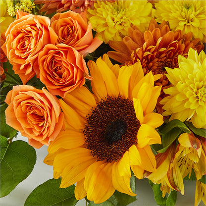 Autumn Harmony Centerpiece –  Albelos Flowers Llc, Tampa FL