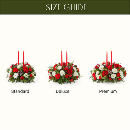 Holiday Soiree Centerpiece –  Albelos Flowers Llc, Tampa FL