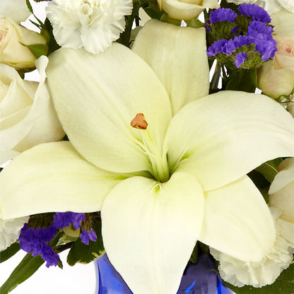 Sapphire Rush Bouquet –  Albelos Flowers Llc, Tampa FL
