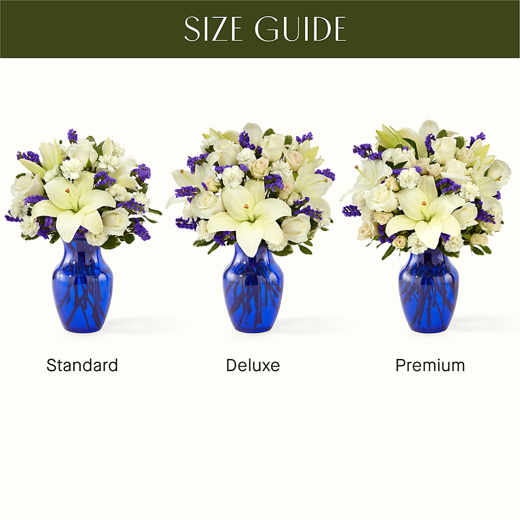 Sapphire Rush Bouquet –  Albelos Flowers Llc, Tampa FL
