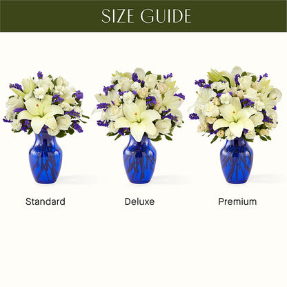 Sapphire Rush Bouquet –  Albelos Flowers Llc, Tampa FL