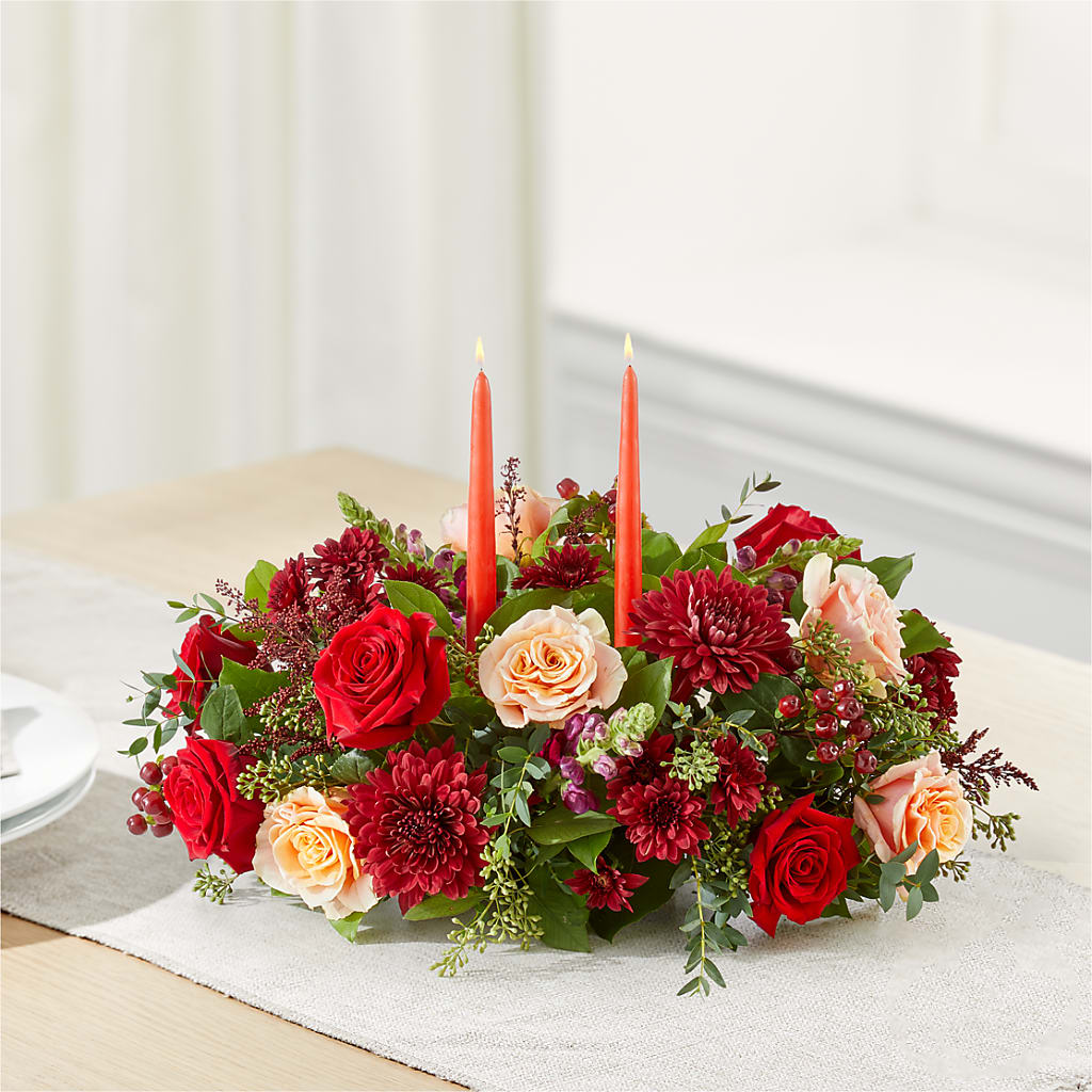 Most Thankful Centerpiece –  Albelos Flowers Llc, Tampa FL